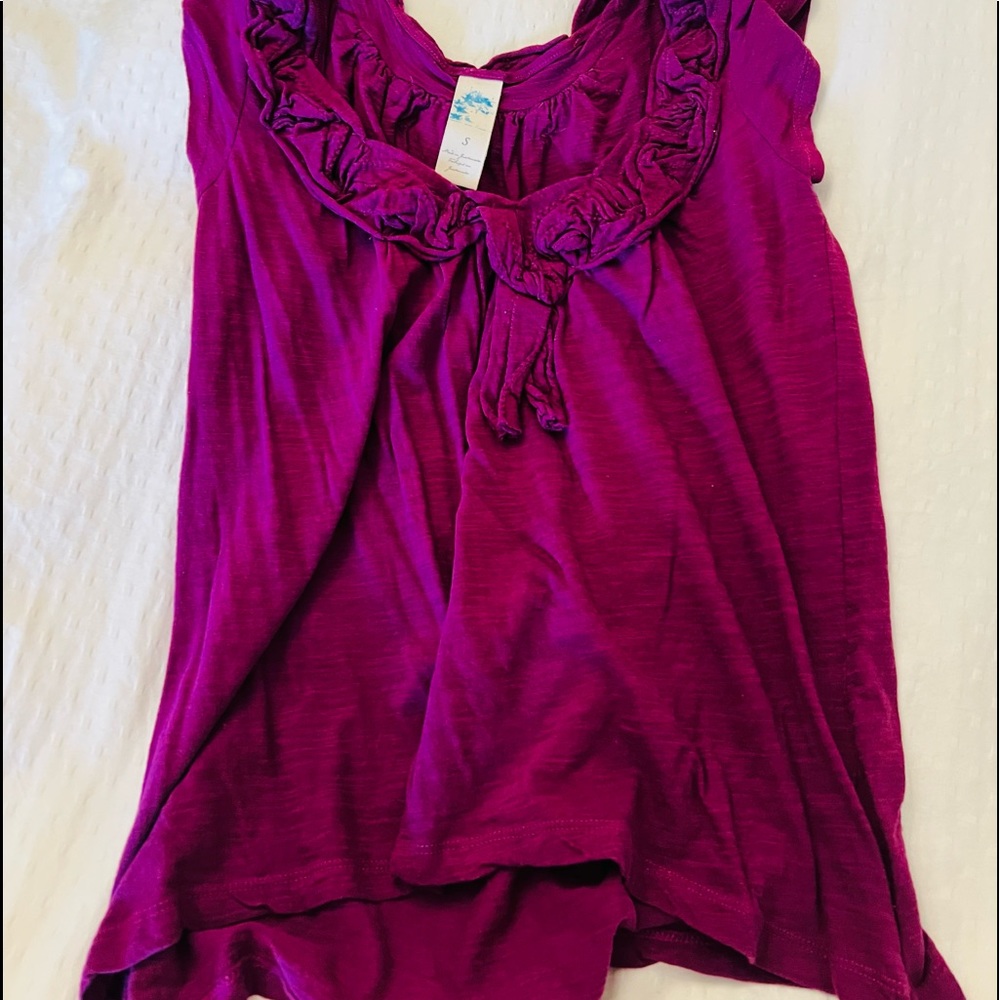 Anthropologie purple shirt